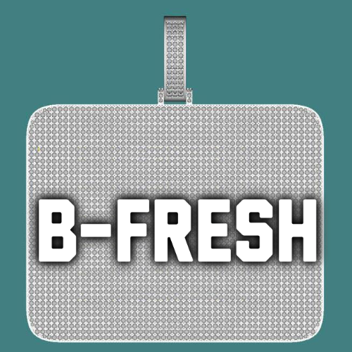 CUSTOM LETTER NECKLACE 3D BIG SQUARE
