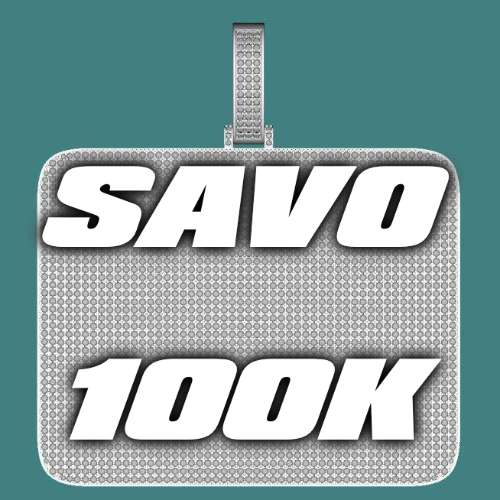 CUSTOM LETTER NECKLACE 3D BIG SQUARE