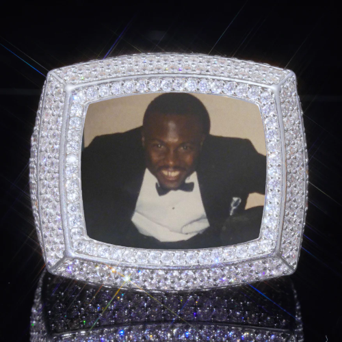3D CUSTOM PICTURE ICED RING