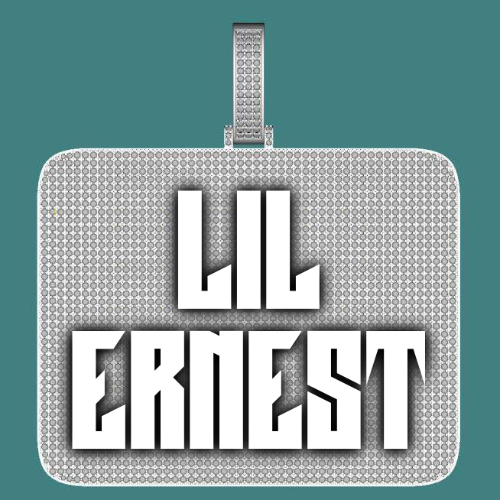 CUSTOM LETTER NECKLACE 3D BIG SQUARE