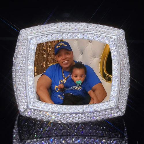 3D CUSTOM PICTURE ICED RING