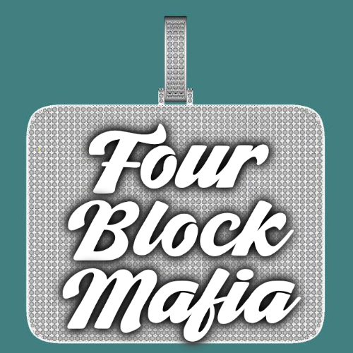 CUSTOM LETTER NECKLACE 3D BIG SQUARE