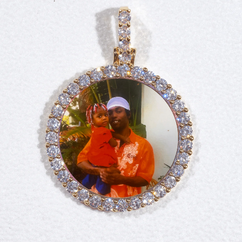 3D CIRCLE CUSTOM PICTURE PENDANT SMALL SIZE