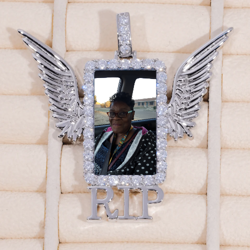 RIP WING 3D CUSTOM PICTURE PENDANT