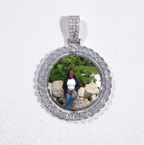 3D Spinning 2-Faced Custom Picture Pendant