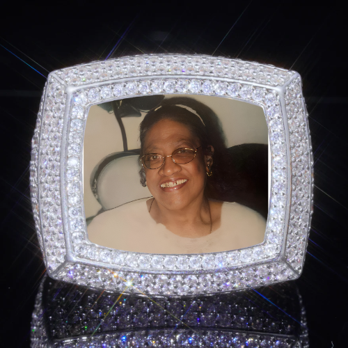 3D CUSTOM PICTURE ICED RING