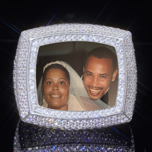 3D CUSTOM PICTURE ICED RING