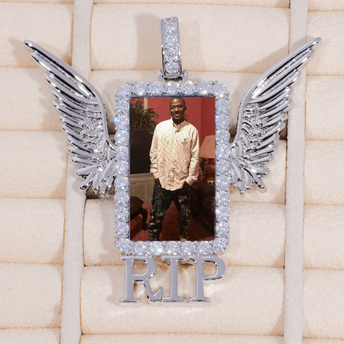 RIP WING 3D CUSTOM PICTURE PENDANT