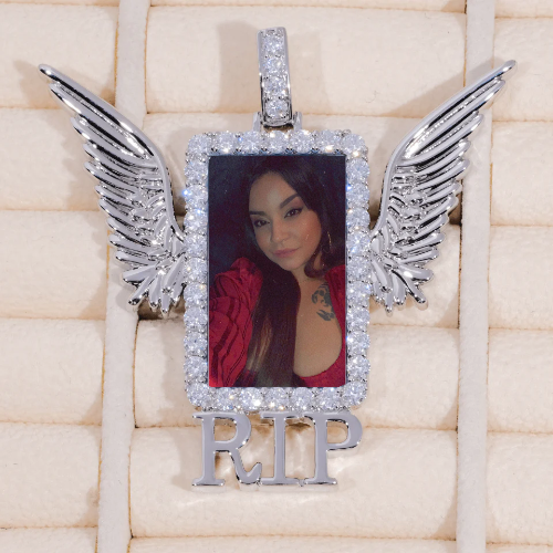 RIP WING 3D CUSTOM PICTURE PENDANT