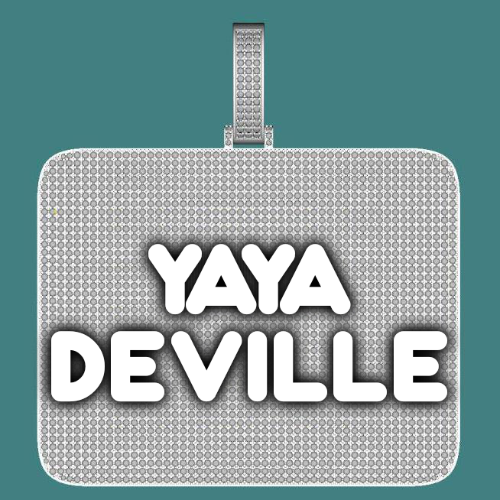 CUSTOM LETTER NECKLACE 3D BIG SQUARE