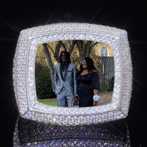 3D CUSTOM PICTURE ICED RING