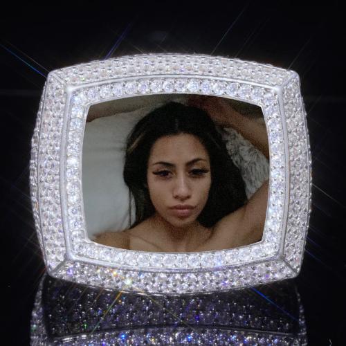 3D CUSTOM PICTURE ICED RING
