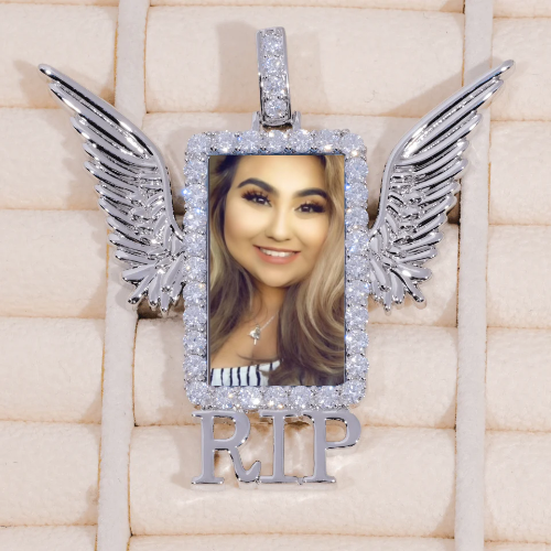 RIP WING 3D CUSTOM PICTURE PENDANT
