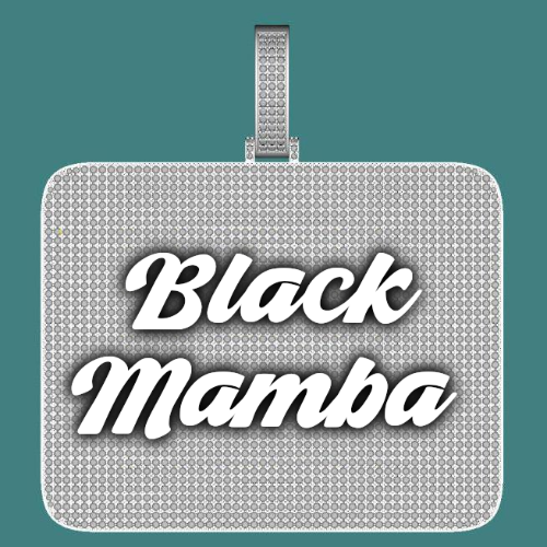 CUSTOM LETTER NECKLACE 3D BIG SQUARE