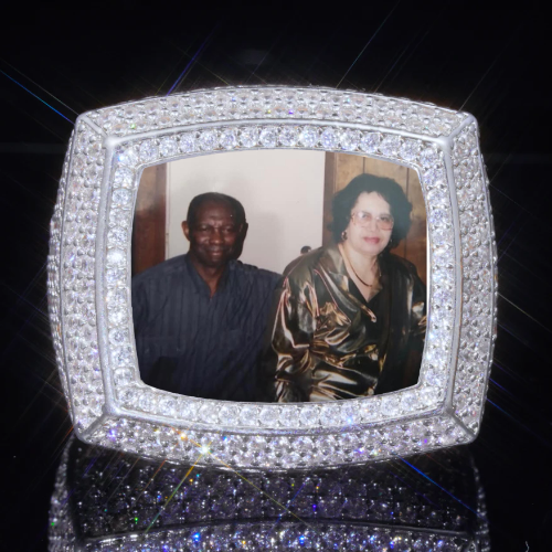 3D CUSTOM PICTURE ICED RING