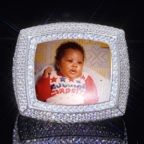 3D CUSTOM PICTURE ICED RING