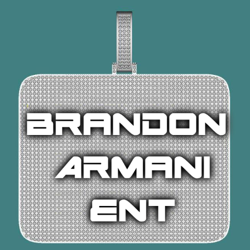 CUSTOM LETTER NECKLACE 3D BIG SQUARE