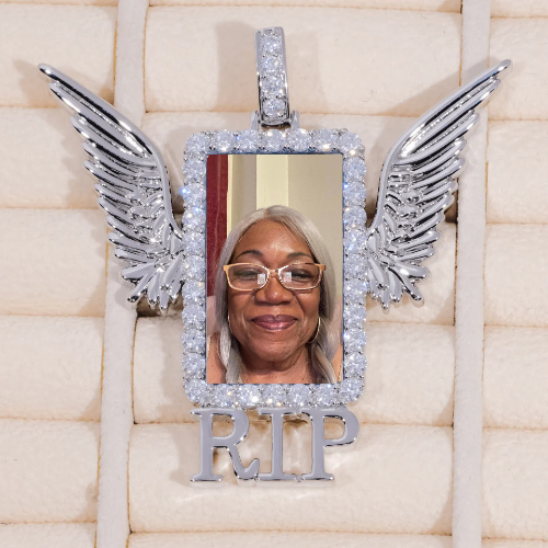 RIP WING 3D CUSTOM PICTURE PENDANT
