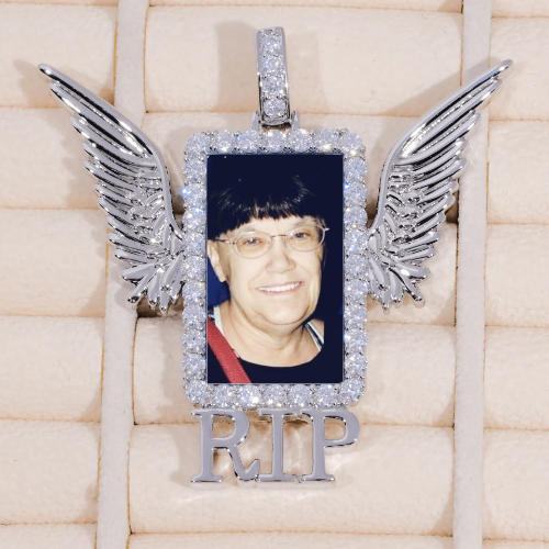 RIP WING 3D CUSTOM PICTURE PENDANT