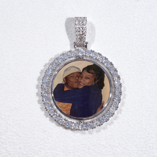 3D Spinning 2-Faced Custom Picture Pendant