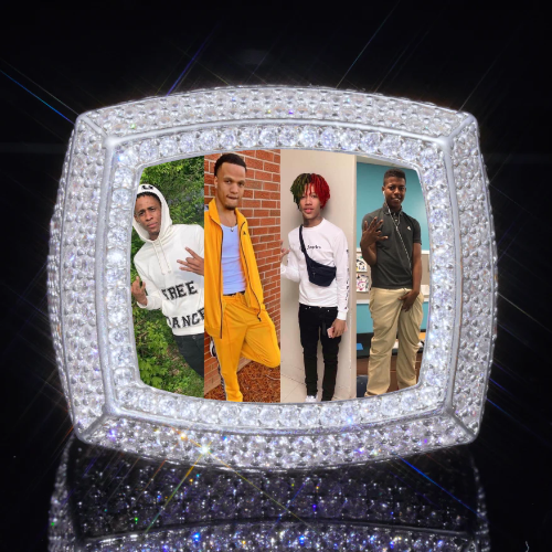 3D CUSTOM PICTURE ICED RING