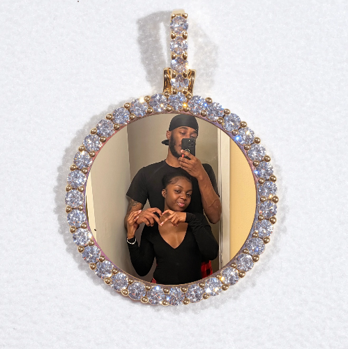 3D CIRCLE CUSTOM PICTURE PENDANT SMALL SIZE