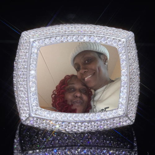 3D CUSTOM PICTURE ICED RING