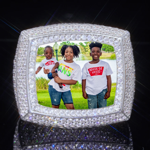 3D CUSTOM PICTURE ICED RING