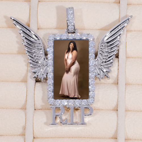 RIP WING 3D CUSTOM PICTURE PENDANT