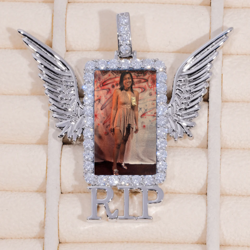 RIP WING 3D CUSTOM PICTURE PENDANT