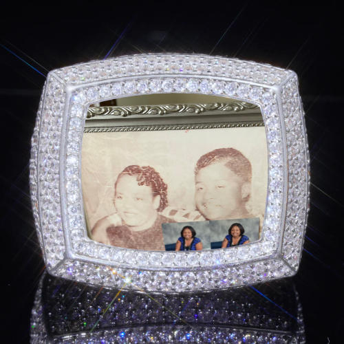 3D CUSTOM PICTURE ICED RING