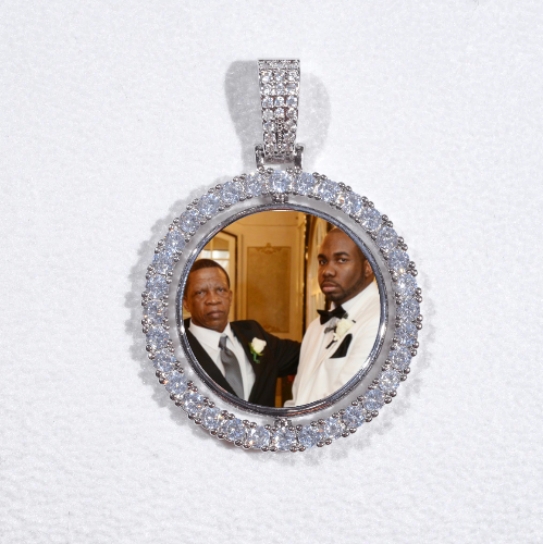 3D Spinning 2-Faced Custom Picture Pendant