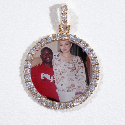 3D CIRCLE CUSTOM PICTURE PENDANT SMALL SIZE