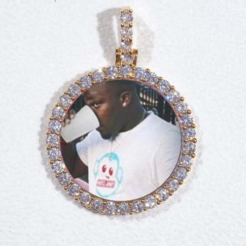 3D CIRCLE CUSTOM PICTURE PENDANT SMALL SIZE