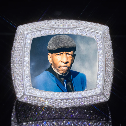 3D CUSTOM PICTURE ICED RING