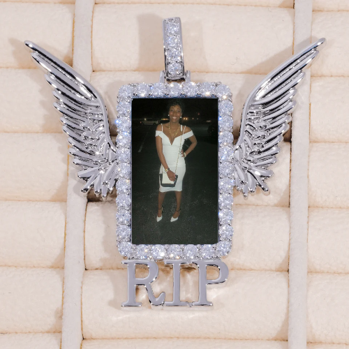 RIP WING 3D CUSTOM PICTURE PENDANT