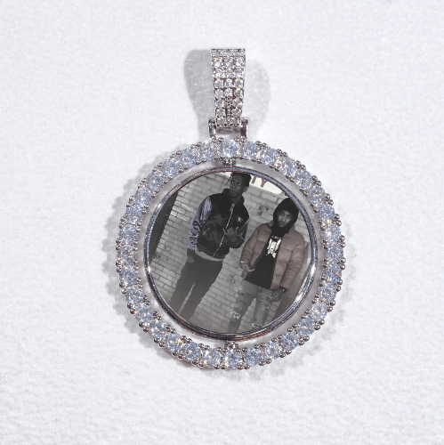 3D Spinning 2-Faced Custom Picture Pendant
