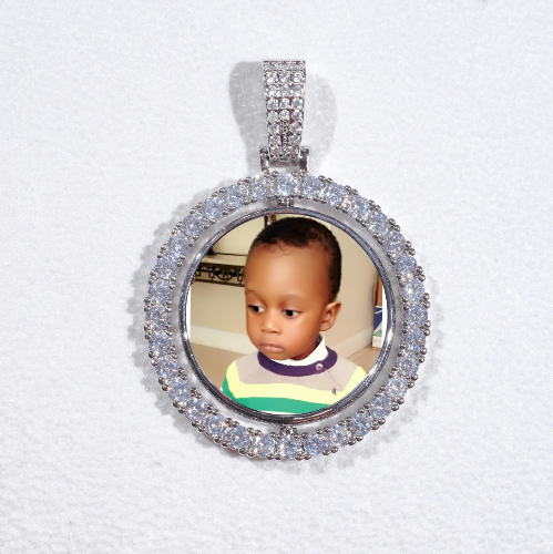3D Spinning 2-Faced Custom Picture Pendant
