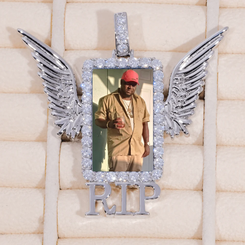 RIP WING 3D CUSTOM PICTURE PENDANT