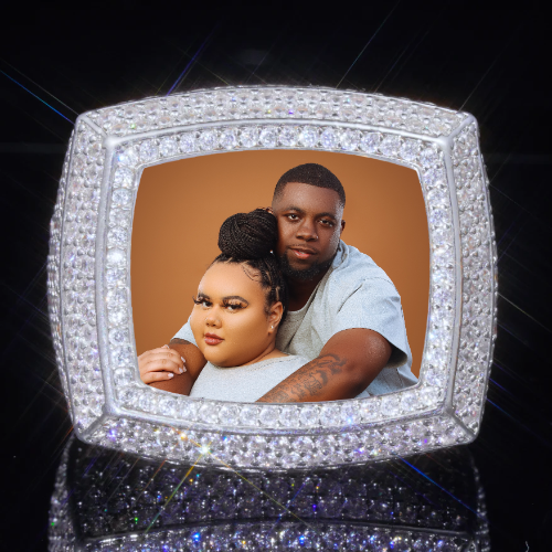 3D CUSTOM PICTURE ICED RING