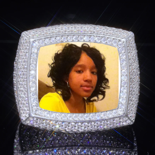3D CUSTOM PICTURE ICED RING