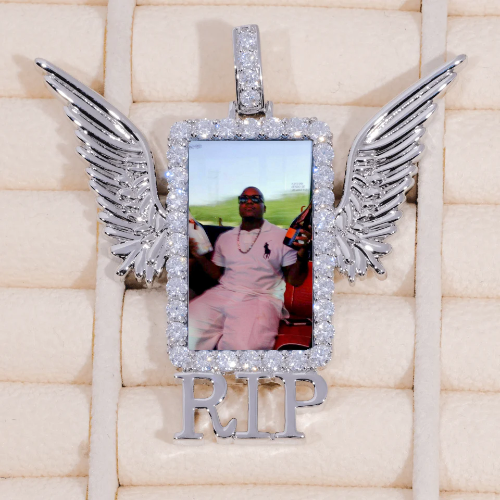 RIP WING 3D CUSTOM PICTURE PENDANT