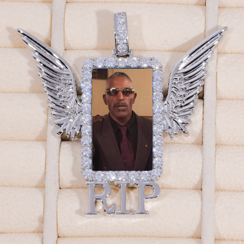 RIP WING 3D CUSTOM PICTURE PENDANT