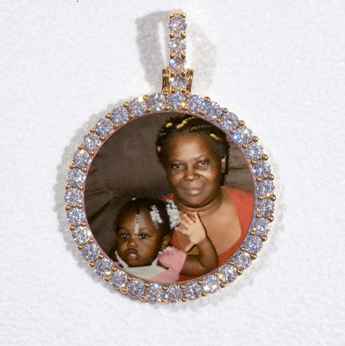 3D CIRCLE CUSTOM PICTURE PENDANT SMALL SIZE