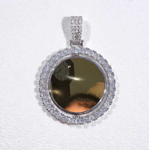 3D Spinning 2-Faced Custom Picture Pendant