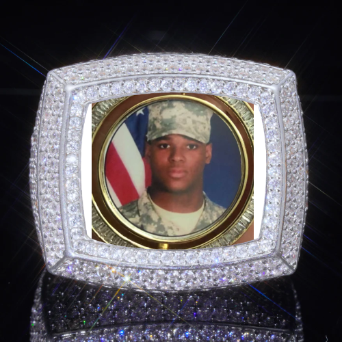 3D CUSTOM PICTURE ICED RING