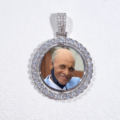 3D Spinning 2-Faced Custom Picture Pendant