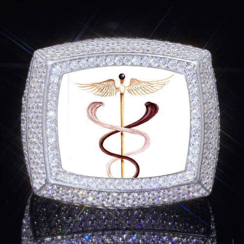 3D CUSTOM PICTURE ICED RING