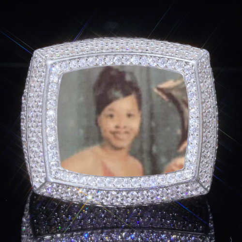 3D CUSTOM PICTURE ICED RING