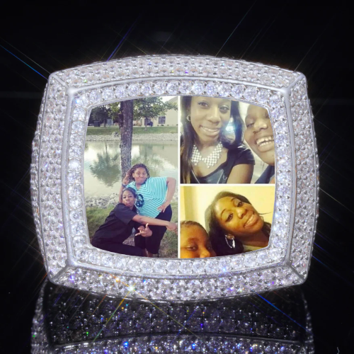3D CUSTOM PICTURE ICED RING